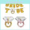 Perfect For Parties Diamond Ring Foil Ballons For Engagement Wedding Decorations
