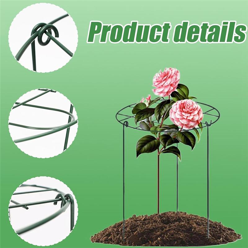 Bra-Pionstöd, Pionstödgaller, Växtställ Växande Växtställ Lämpligt För Rosor, Tomater, Orkideer