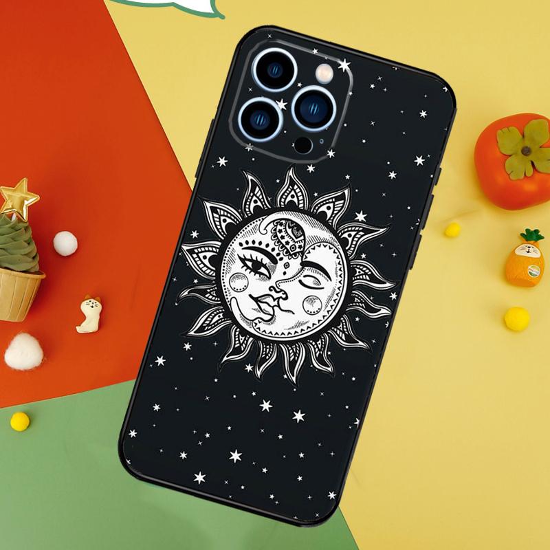 

Солнце и Луна Мистический Зодиак Чехол для Телефона Для iPhone 17 Pro Max 16 15 13 12 11 14 Pro Max Plus 12 13 Mini 16e 17 Air Чехол iPhone 12 Pro
