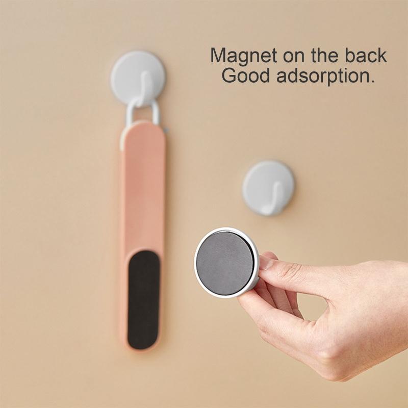 2Pcs Strong Magnetic Hooks Heavy Duty Wall Hooks Home Kitchen Bar Storage Organization for Hanger for Key Coat Cup
