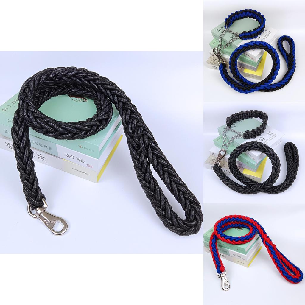 Pet Dog Leash Nylon Heavy Duty Nonextendable For Large Dogs