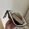 Vintage Leopard Print Mini Corduroy Bag Unisex Portable Travel Storage Pouch for Coin Key Earphone Lipstick Sanitary Pad