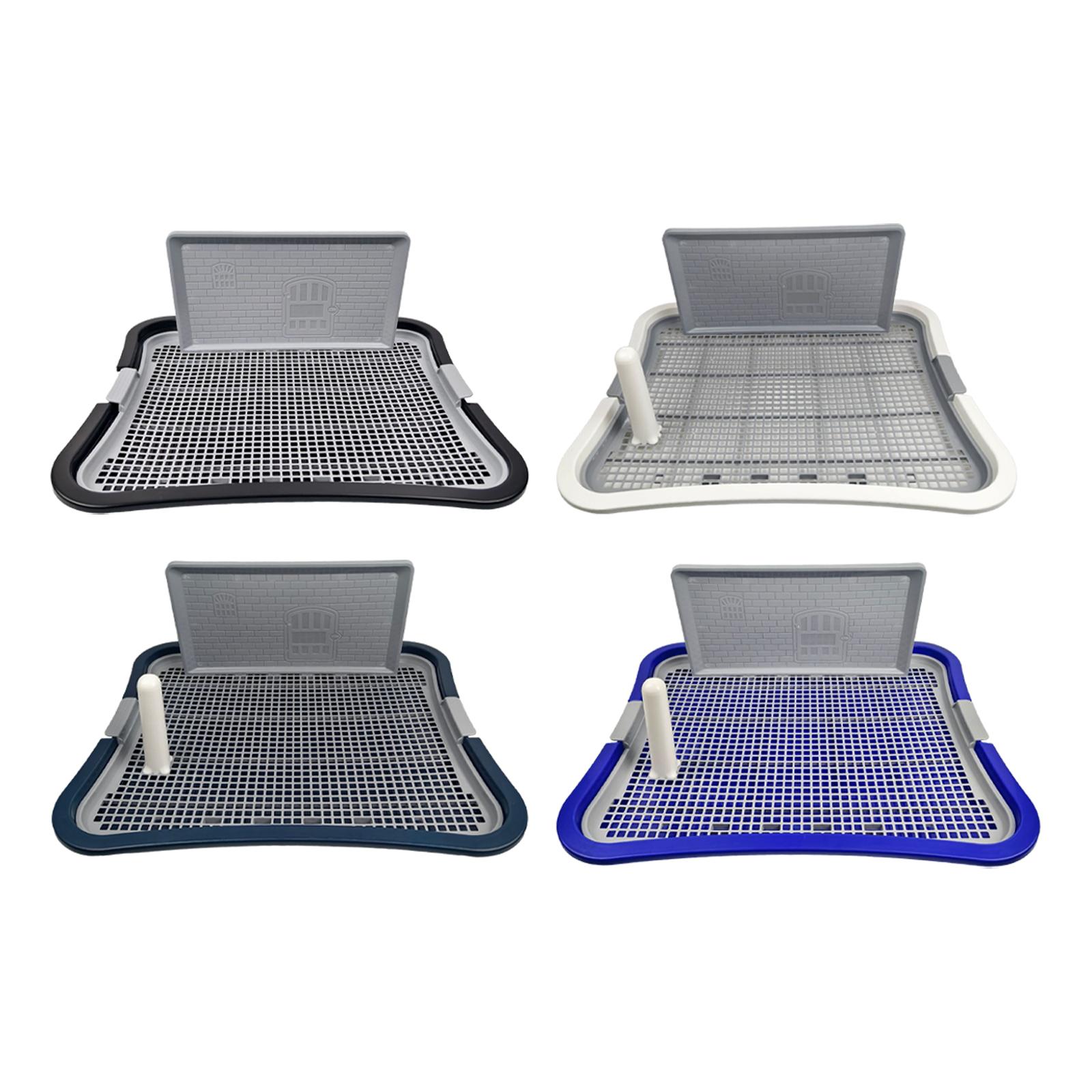 Dog Toilet with High Wall Mesh No Spilling Anti Splashing Dog Litter Box Pet Mesh Training Potty Pee Holder for Bunny Kitten