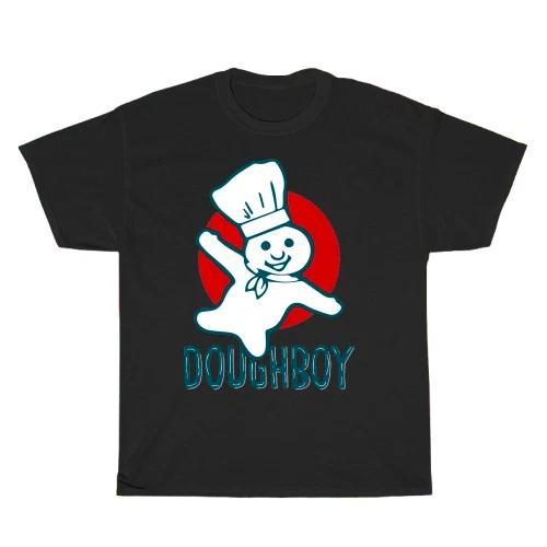 New Pillsbury Doughboy Logo T-Shirt Funny Size S to 5XL XS