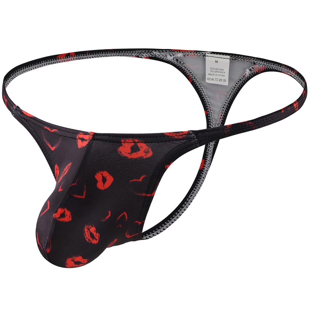 Men's Sexy Jockstrap T Back Open Bottom Seamless Low Waist Anal Lingerie Long Penis Thong G String Mini Micro 18 Adult Clothing