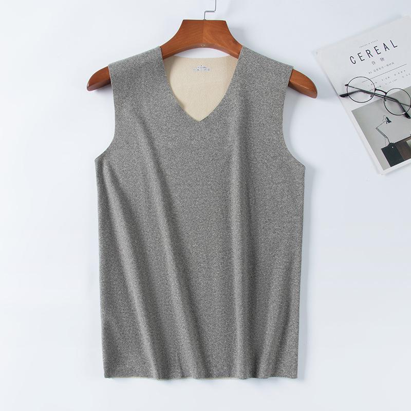 Vestă modelatoare pentru bărbați și femei, bicoloră, din catifea față-verso, fără cusături, cu fund șlefuit.