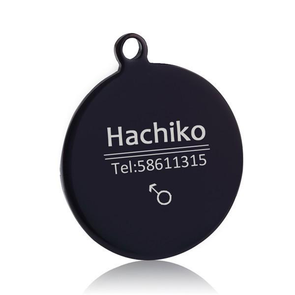 Personalized Stainless Steel Pet Name Tag - Anti-Lost Custom Dog Tag and Collar Nameplate