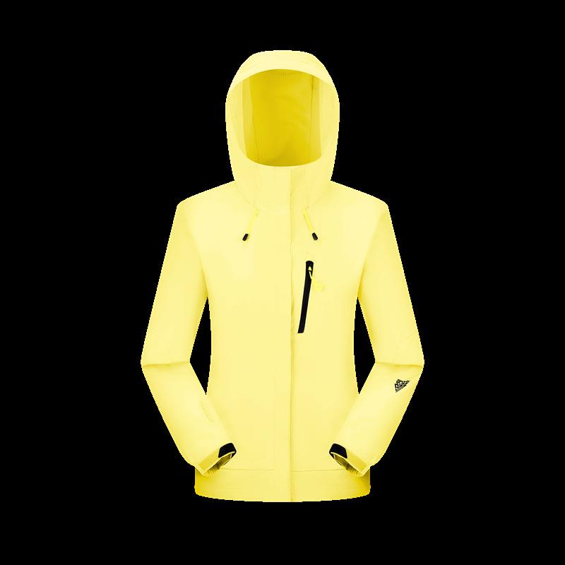 Women's Hooded Windproof Jacket for Spring/Autumn Outdoor Hiking Camping