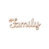 10Pieces Script Home Decor Wedding Family Word DIY Decorations Wooden Letters