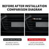 EJG4   Car Mid-net Lamp Badge Emblem Decoration Styling Auto Accessories for Mercedes Benz W212 W204 W211W168 W213 W205 W210 W108 W124