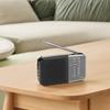 Portable Radio with Speaker Mini Transistor Radio with Strap Battery Powered Radio Telescopic Antenna for Running Cycling