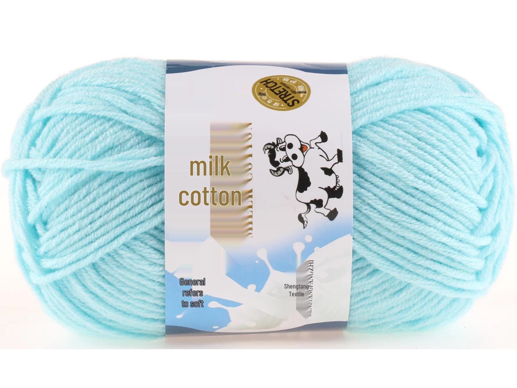 

Пряжа из молочного хлопка, 5 нитей: Пряжа для малышей из чистого хлопка, средней толщины для ручного вязания шапок своими руками