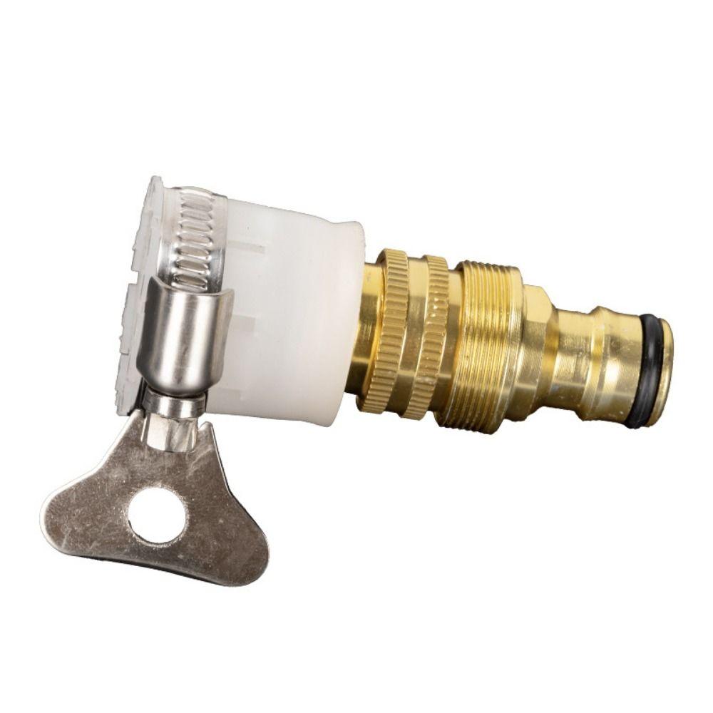 3Pcs Adjustable 15mm To 20mm Universal Faucet Adapter Nipple-type 3-in-1 Hose Adapter Sturdy Brass Fittings Faucet Connector