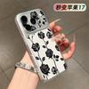 Cold Wind Black Rose for Apple 17Promax Mobile Phone Case iPhone16 Large Window 15/14/13 Soft