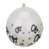10Pcs Latex Transparent Balloon with Nnumber 40 Pattern for Birthday Party Wedding Anniversary Decorate