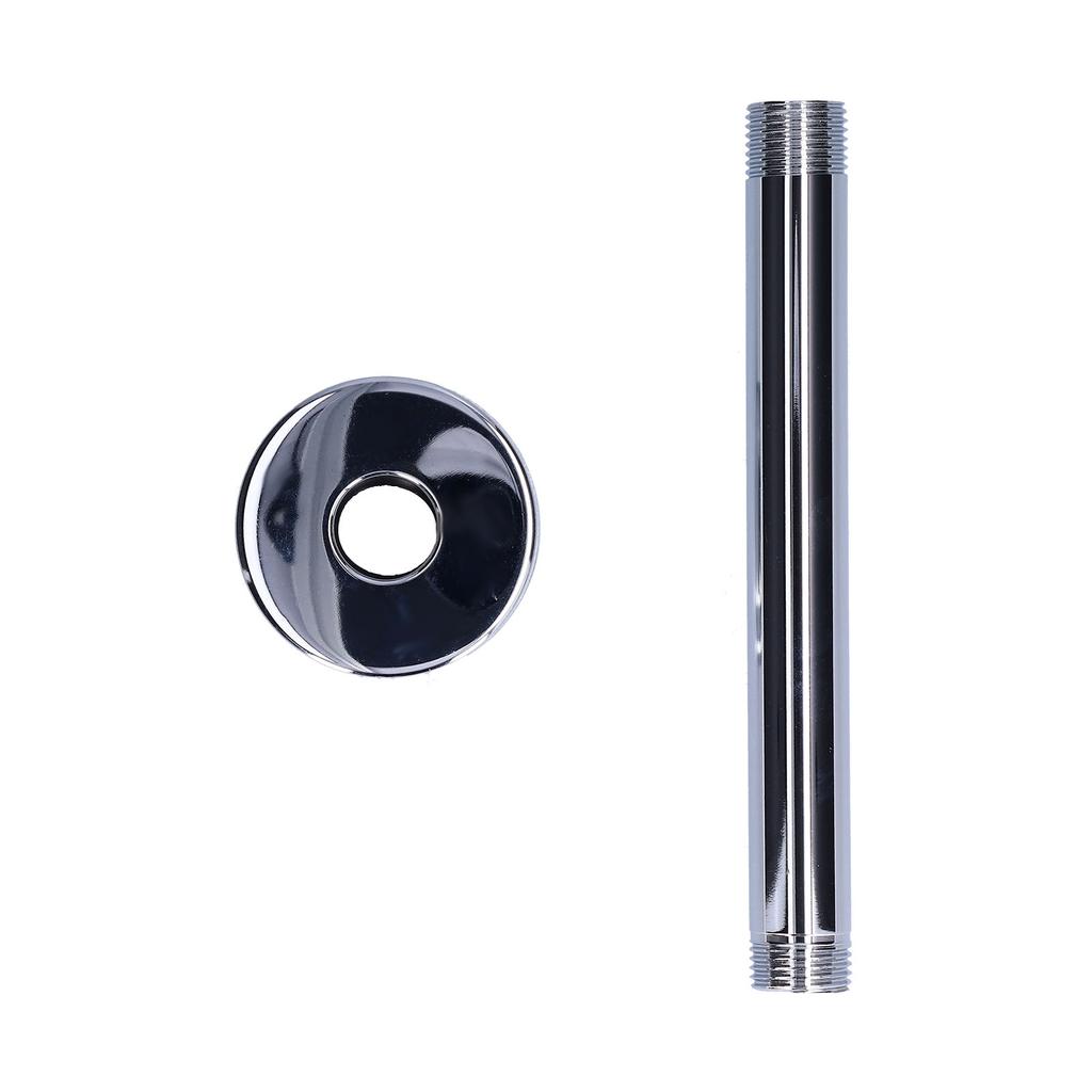 NPT 20mm Shower Extension Arm SUS304 Stainless Steel Ceiling Mounted Shower Head Pipe Bathroom Accessory