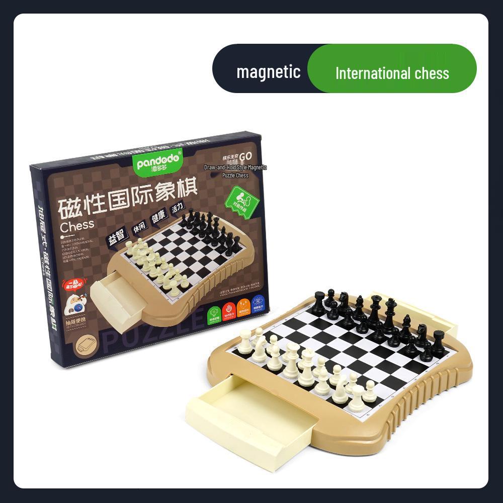 

Новый большой магнитный набор Гомоку и Шахмат: Игра-головоломка для взаимодействия родителей и детей