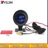 AD Voltage Round LED Digital Voltmeter Water Temperature 2 In 1 Gauge with Water Temp Sensor Head 10MM 12V 24V Waterproof