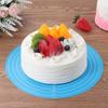 Resistant Dough Fondant with Size Scale Rolling Mat Silicone Baking Mat 12inch Cake Turntable Pad
