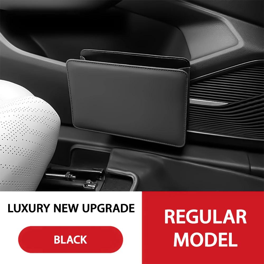 

Складное автомобильное мусорное ведро Многофункциональный органайзер для хранения на двери автомобиля Подвесная сумка для хранения на спинку сиденья Коробка для хранения Аксессуары для интерьера автомобиля чёрный