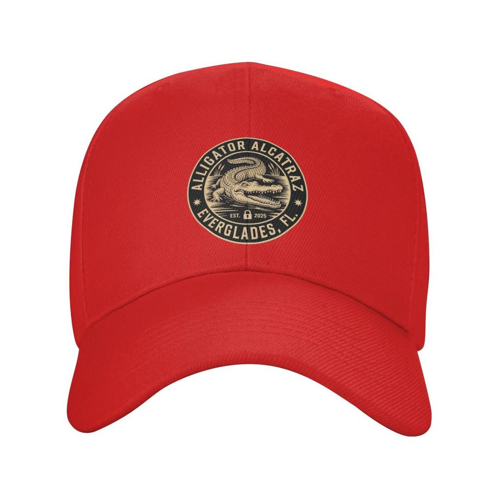 Alligator Alcatraz Florida Everglades Baseball Caps Snapback Men Women Hats Adjustable Cap Streetwear Baseball Hat Casquette
