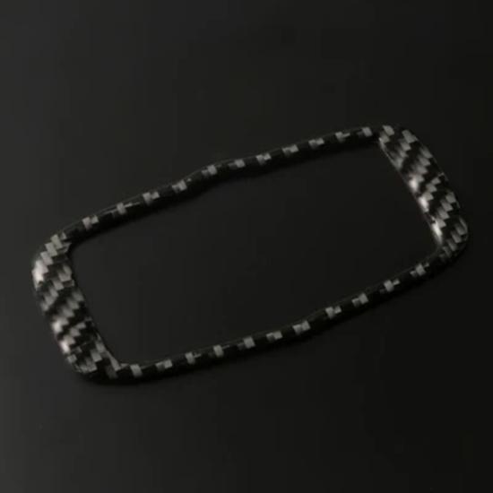 For BMW E60 5 Series 2005-2010 Carbon Fiber Dashboard Headlight Switch Panel Knob Trim Sticker Tuning Car Interior Accessories