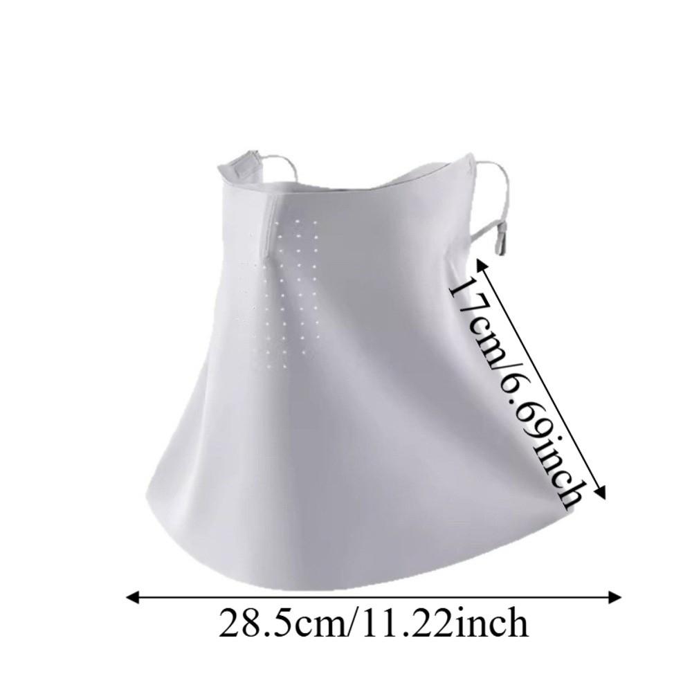 Cabin-style New Sunscreen Face Shield for Women Summer Thin Neck-protecting Sunshade UV-proof Breathable Cycling Mask