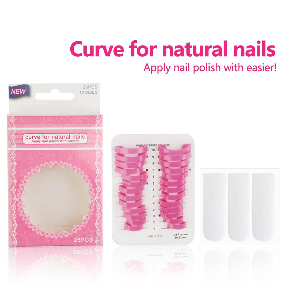 

LINMANDA U-образный протектор для лака для ногтей для рисования на ногтях, лента для защиты кутикулы, защита для ногтей, непроливаемые наклейки, инструмент для стемпинга розовый