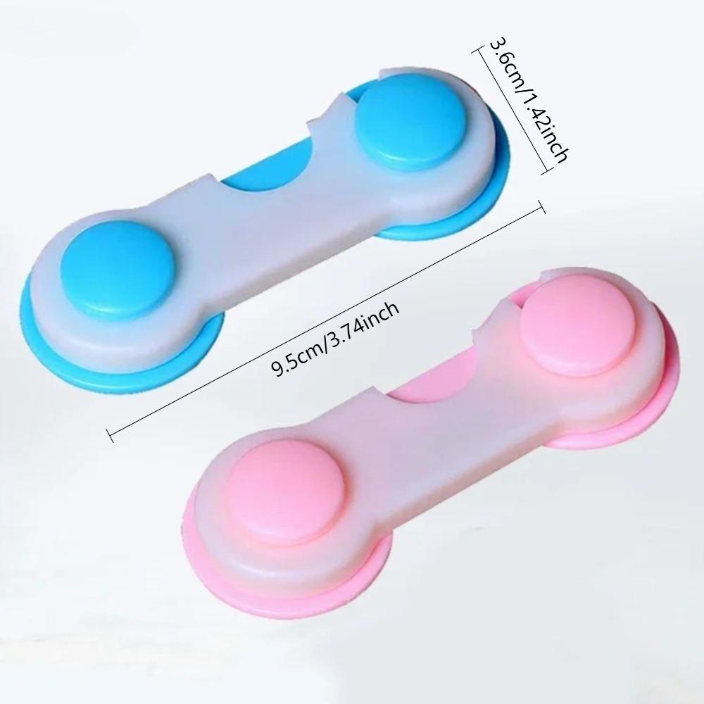 5Pcs Child Safety Lock Anti-Pinch Cabinet Locks for Drawer Door & Refrigerator Home Security Protection Buckle for Kids
