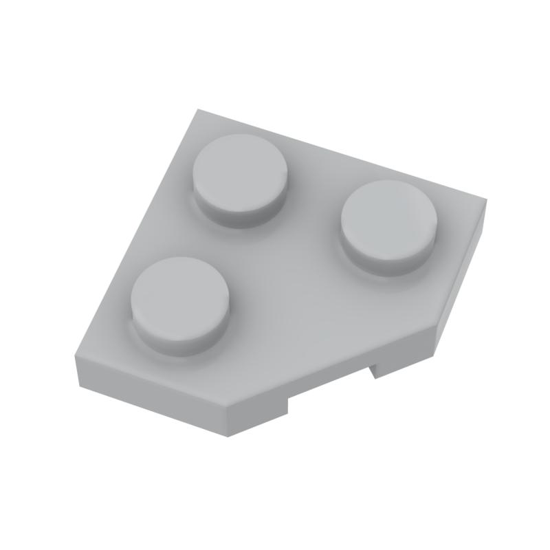 Non-Toxic Moc 10Pcs 26601 Wedge Plate 2X2 Building Blocks Kit Cut Corner Board Bricks Educational Particle Diy Toys Children Birthday Gift