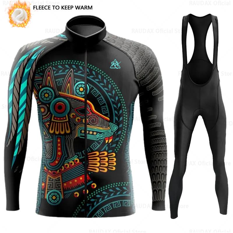

Long Sleeves Men s Winter Thermal Fleece Bicycle Cycling Clothing Warm Mountain Bike Cycling Jackets 2026 Winter Fleece Warm Cycling Suit Set XS