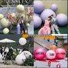 White Inflatable Air Ball for Weddings and Events with Custom PVC Print