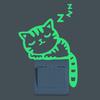 8Pcs/set New Luminous Cartoon Switch Sticker Glow in the Dark  Wall Sticker Decoration Fluorescent C