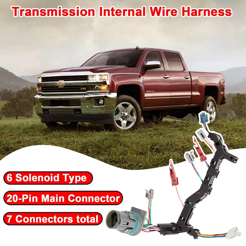 Transmission Internal Wire Harness for GM Chevy Duramax Allison,6 Solenoid Type 5 Speed Transmission Wire Harness