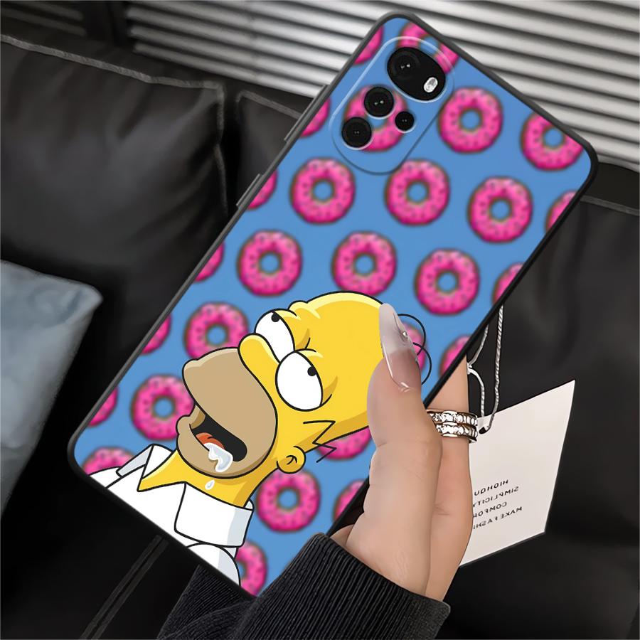 

Phone Cover Case for Motorola Moto G71 G60s G50 G53 G30 G52 G51 G73 Edge 20 Pro 30 Lite G22 Edge40 G32 S-simpsons Donut Motorola Edge 40 Pro