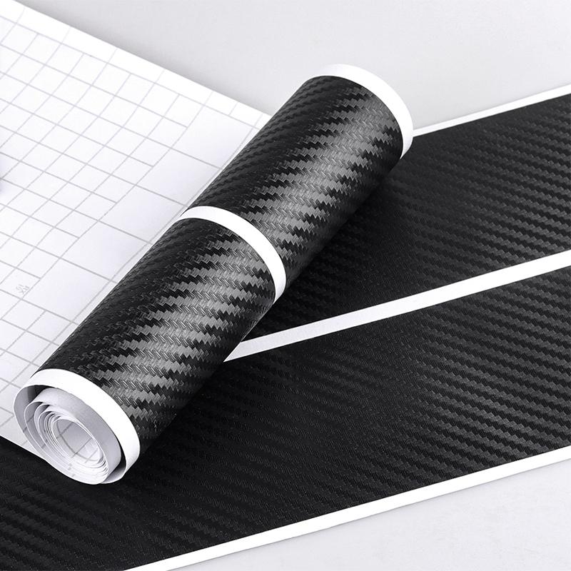 For BMW X1 X2 X3 X5 X4 X6 X7 iX3 F20 F10 F07 E70 E46 E90 E92 Valve Leather Car Door Decals Carbon Fiber Threshold Anti Scratch MO7