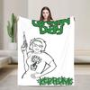 Punk Greens Days Decke Fleece Musik Leicht Dünn Überwurfdecke für Outdoor Reisen Schlafzimmer Steppdecke