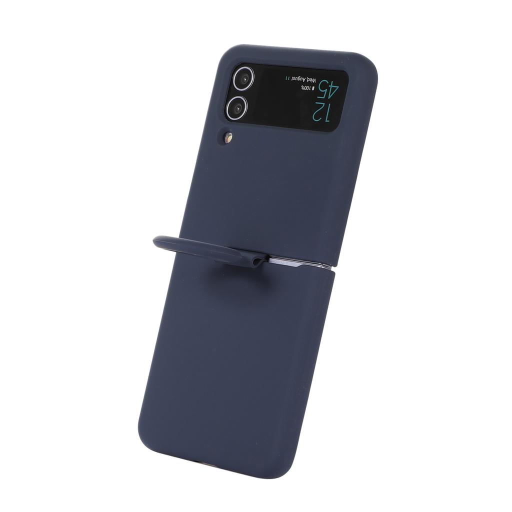 Anti-Fingerprint Shockproof Foldable Mobile Phone Case with Ring Holder for for Saumsung Galaxy Z Flip 3/4/5/6/7