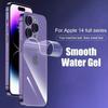 4Pcs Hydrogel Film For iPhone 16 11 12 13 14 15 Pro Max Mini Screen Protector For iPhone XR X XS MAX 16 Plus Back Film Not Glass