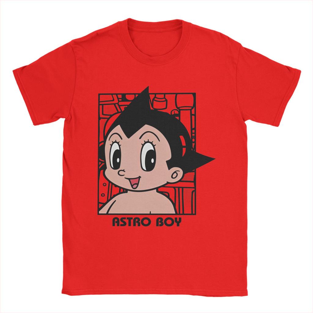 Astro Boy Manga Anime Mighty Atom Astroboy Cotton Tees Crew Neck Short Sleeve kid Tshirt Children Adults Parent Child T shirts