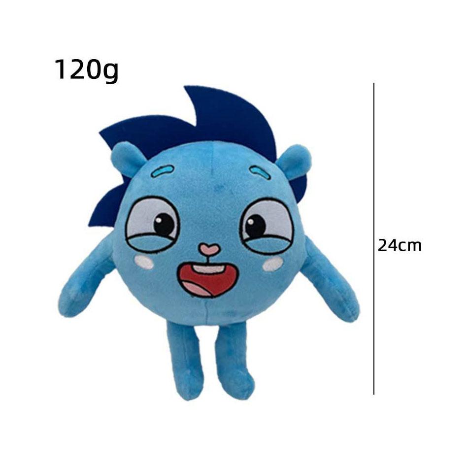 24cm Dětská Zoo Plyšové Hračky Kreslená Kočka Nosorožec Ježek Anime Měkká Plyšová Zvířátka Panenka Hračky s Dětskými Písničkami Dětské Děti Narozeninové Dárky