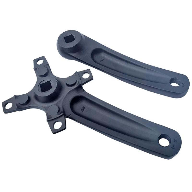 Bicycles Crank Set Replacements for Mountain Bicycles Crankset, Bicycles Crank Set 152mm Aluminium Alloy Crank Arm Set