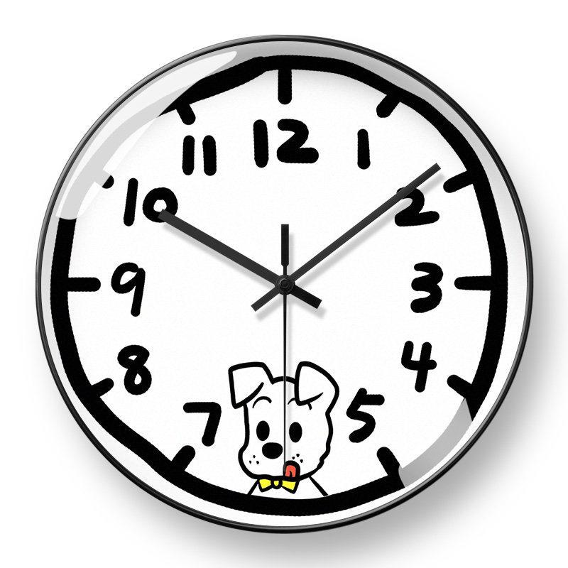 Harada Osamu Cartoon Cute Children s Room Creative Quartz Wall Clock with Radio Control 8 inches