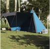 Camping Tent VidaXL Family Tipi 6-person Blue Waterproof