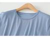 Men's Casual Modal Pajamas - Short-Sleeve, Loose Fit, Round Neck, Plus Size, Lightweight Summer Homewear Top