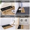 Aviation Airplane Departures Arrivals Doormat Anti-Slip Entrance Kitchen Bath Floor Door Mats  Bedroom Balcony Carpet Rug