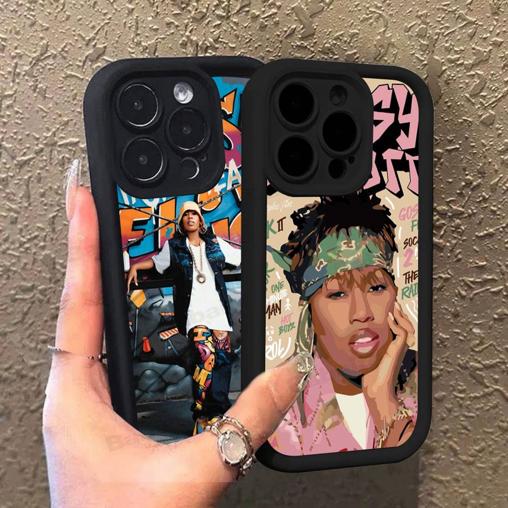 Rapper Missy E-Elliott For IPhone 17 15 13 12 11 14 Pro Max X XR XS 16 Plus Shockproof Candy Back Cover