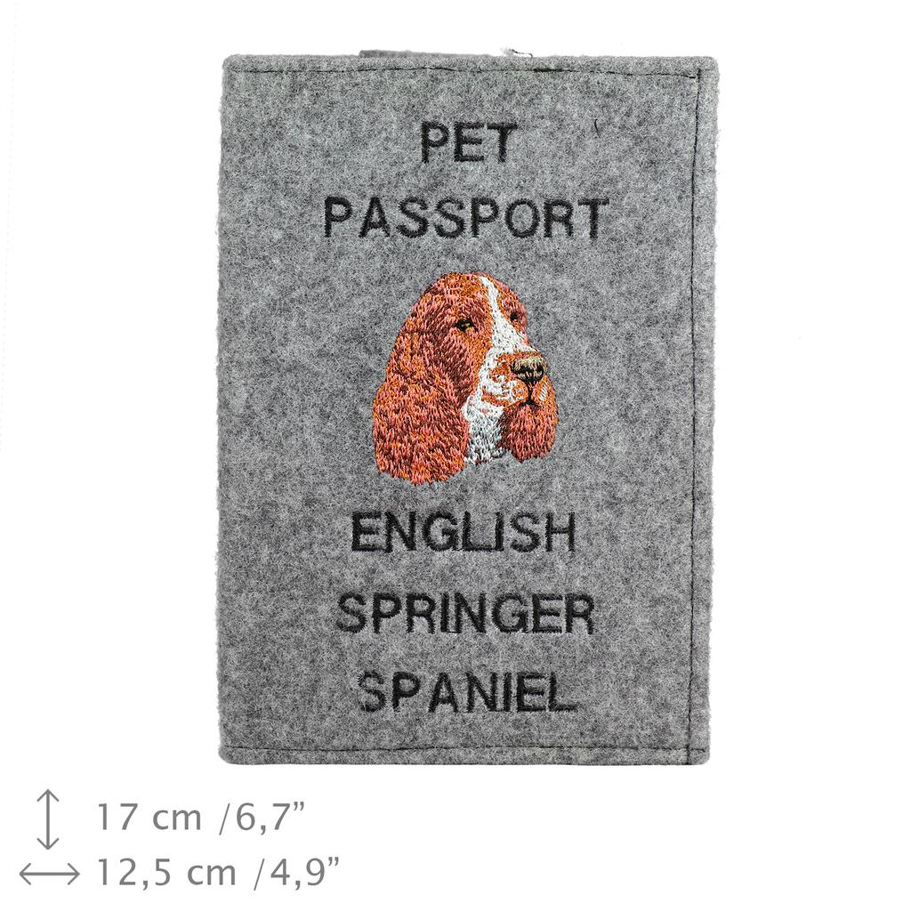 Springer Spaniel Angielski - Etui Na Paszport Psa, Pokrowiec Na Dokumenty, Prezent Dla Podróżnika Od Marki Art-Dog