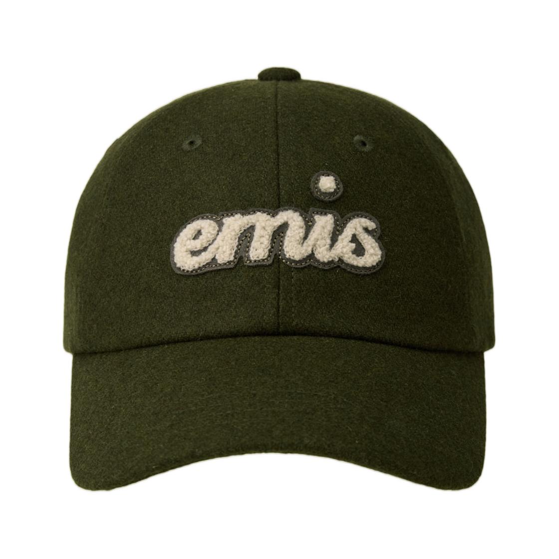 EMIS Boucle Lettering Logo Ball Cap Khaki ONE SIZE