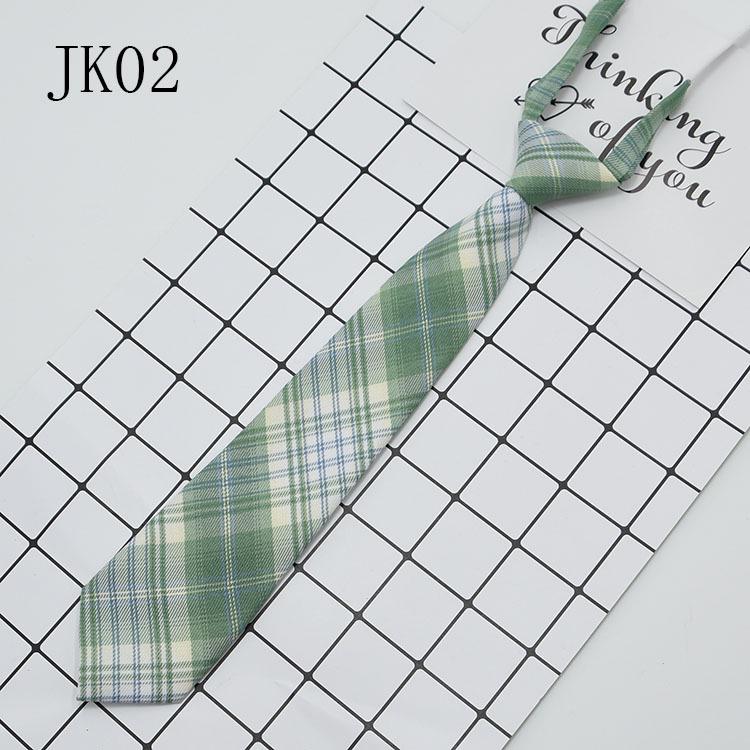 Japanese College-Style Uniform with Easy Plaid Tie